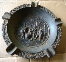 Ancien cendrier en fonte collector PAM - Pont à Mousson