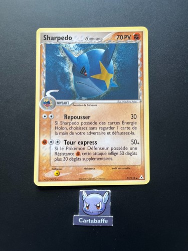 Carte pokémon sharpedo 110 - carte, 53/110