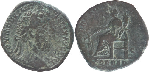 Rome sesterce commode - -,