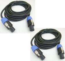 2x 5m Câble Haut-parleur