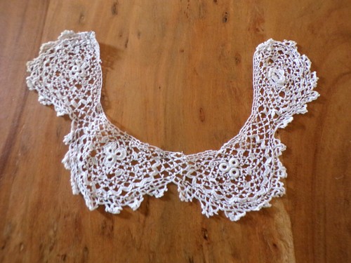 Linge ancien col parure - ancien,