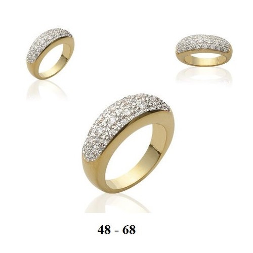 Dolly bijoux bague rhodié - bague, t48