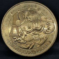 Jeton medaille 34mm disneyland - jeton,