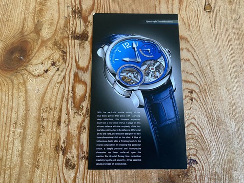 Fiche technique greubel forsey - technique,