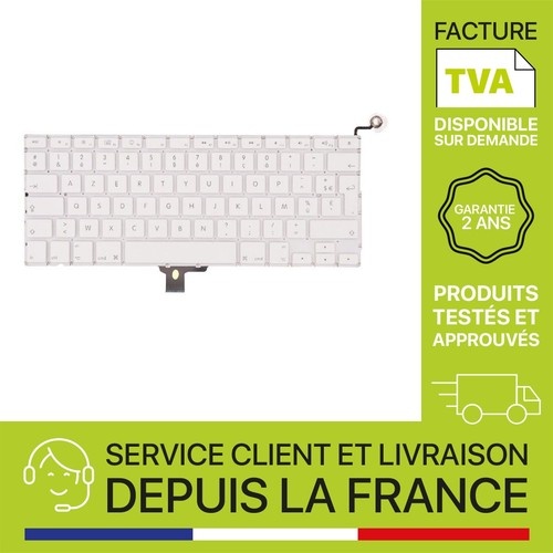 Clavier azerty blanc macbook - clavier,