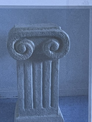 Colonne pour statue - , blanche