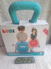 LUDI Ballon Sauteur XXL Bleu