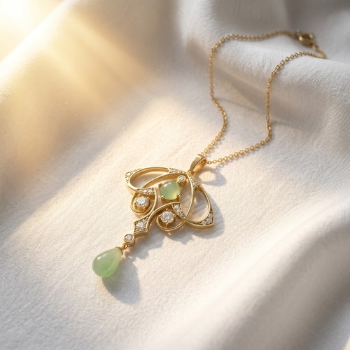 Collier pendentif doré - collier,