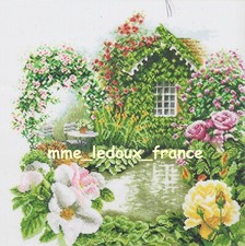 " Rose Garden " Kit Pt Croix Vintage Années 90 LANARTE NEUF 34807