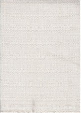 Tissu blanc 278 x 109 cm - coton/synthétique