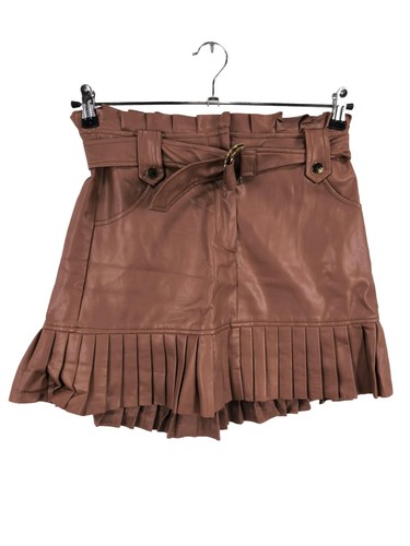 Zara jupe cuir synthétique - jupe, en