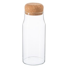 Bouteille verre rangement avec couvercle moderne Cork Cuisine Garde-manger 720ml