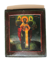 Icône ancienne. Saint