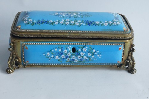 Coffret bijoux émaux - à,