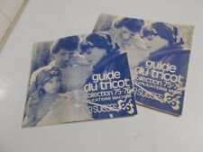 catalogue tricots, explications mains et machine "3 Suisses" 1974/1975