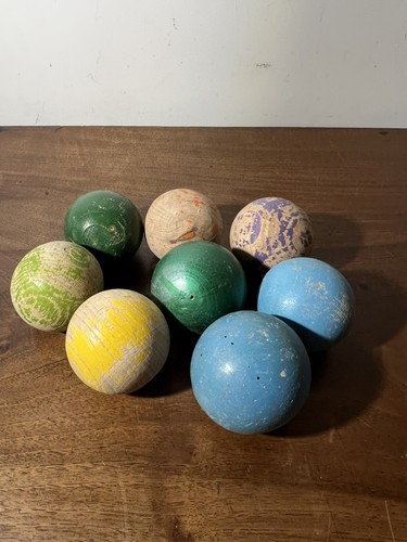 Lot ancienne boules - 8,