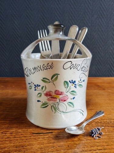 Pot couverts vintage en - pot, à