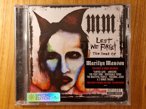 19t marilyn manson lest - manson, we