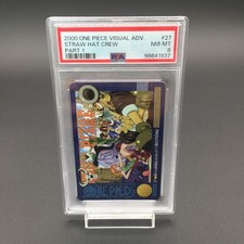PSA8 2000 One Piece Carddass Visual Adventure Part 1 27 Straw Hat Crew