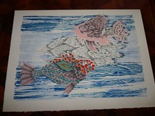 Rare Lithographie Originale de