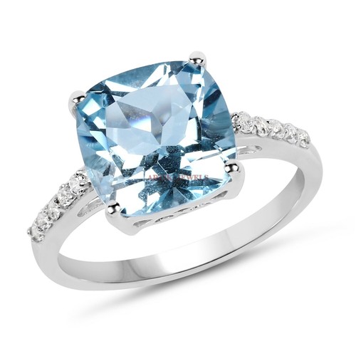 Naturel bleu gemme topaze - bleu, avec