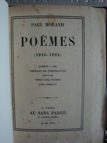 Morand poèmes - morand,