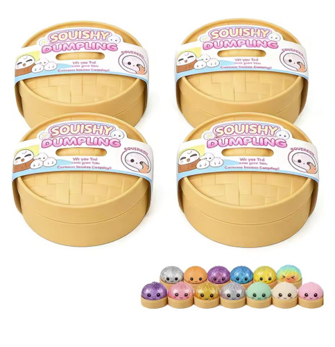Giant dumpling squishy stress - giant,