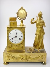 Pendule miniature en bronze