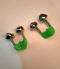 Lots de 2 Avertisseurs de touche Canne à Pêche Neuf Pince Croco