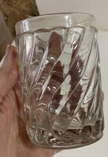 ancien pot à confiture en verre Torsadé Collection Déco Cuisine Marmelade Jam