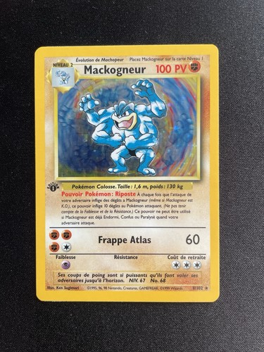 Carte pokémon mackogneur - pokémon,