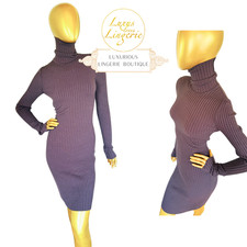 Robe En Laine Merino Rib Par