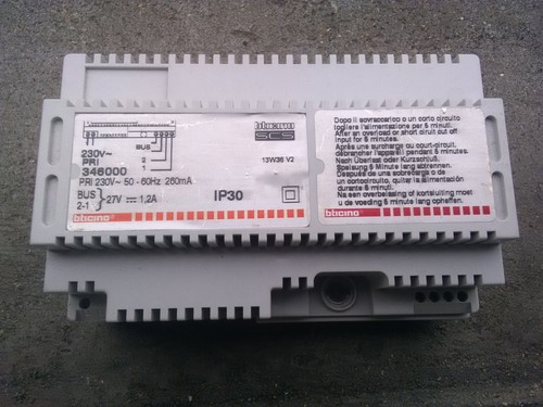Alimentation bticino modulaire