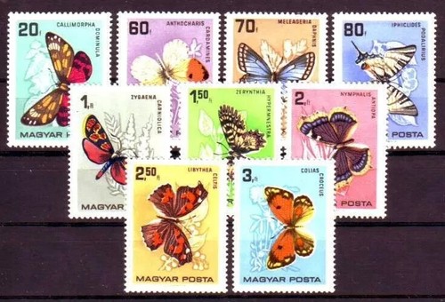 Hungary 1966 butterflies - 1966.,