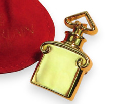Authentique Broche signée GUERLAIN, Flacon Mitsouko, Vintage des années 1980