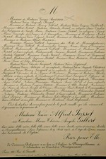 ALFRED JOSSET Gilbert Amirian FAIRE PART Boisguillaume Poziet Gigout Adam 1912