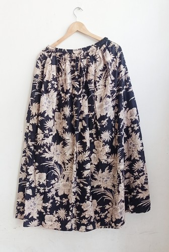 Noir large floral - noir, handmade