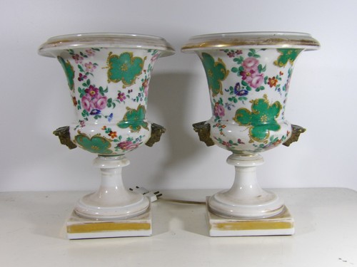 Porcelaine paris paire de - de,