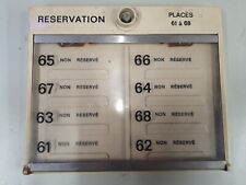 SNCF - Indicateur de réservation- Compartiment 2eme classe (1)