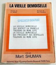 Partition vintage sheet music