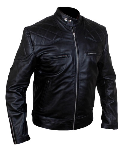 Blouson motard cuir - blouson, de