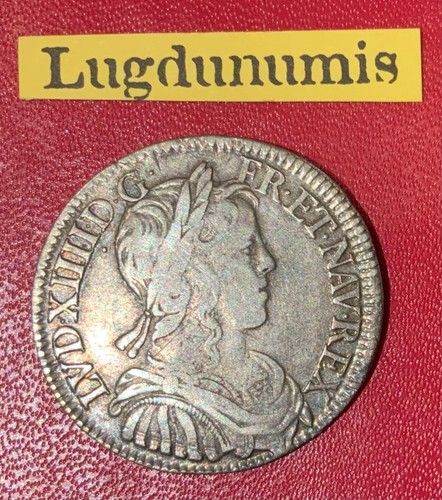 Louis xiv ecu 1655 a - 1/2, paris
