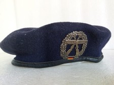 Vintage rare insigne emblème chapeau béret de chasse de l'armée de l'air alle...