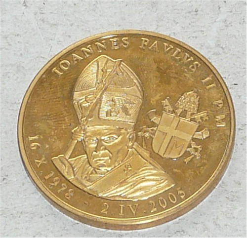 Medaille métal doré - en,