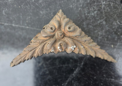 Bronze fronton rosace louis - bronze,