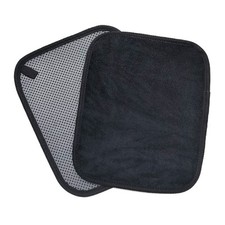 Gardez votre boule de bowling propre avec serviette premium noire/grise 10 x 8 p