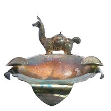 Pérou .925 Argent Plata Esterlina Llama Alpaga Vicuna Guanaco Cendrier TEM