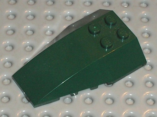 Lego dkgreen wedge ref - wedge,
