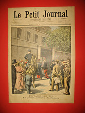 AFFAIRE DREYFUS RENNES PRISON MILITAIRE CORRIDA A XERES LE PETIT JOURNAL 1899