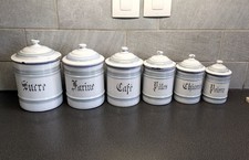 Série De 6 Ancien Pots A